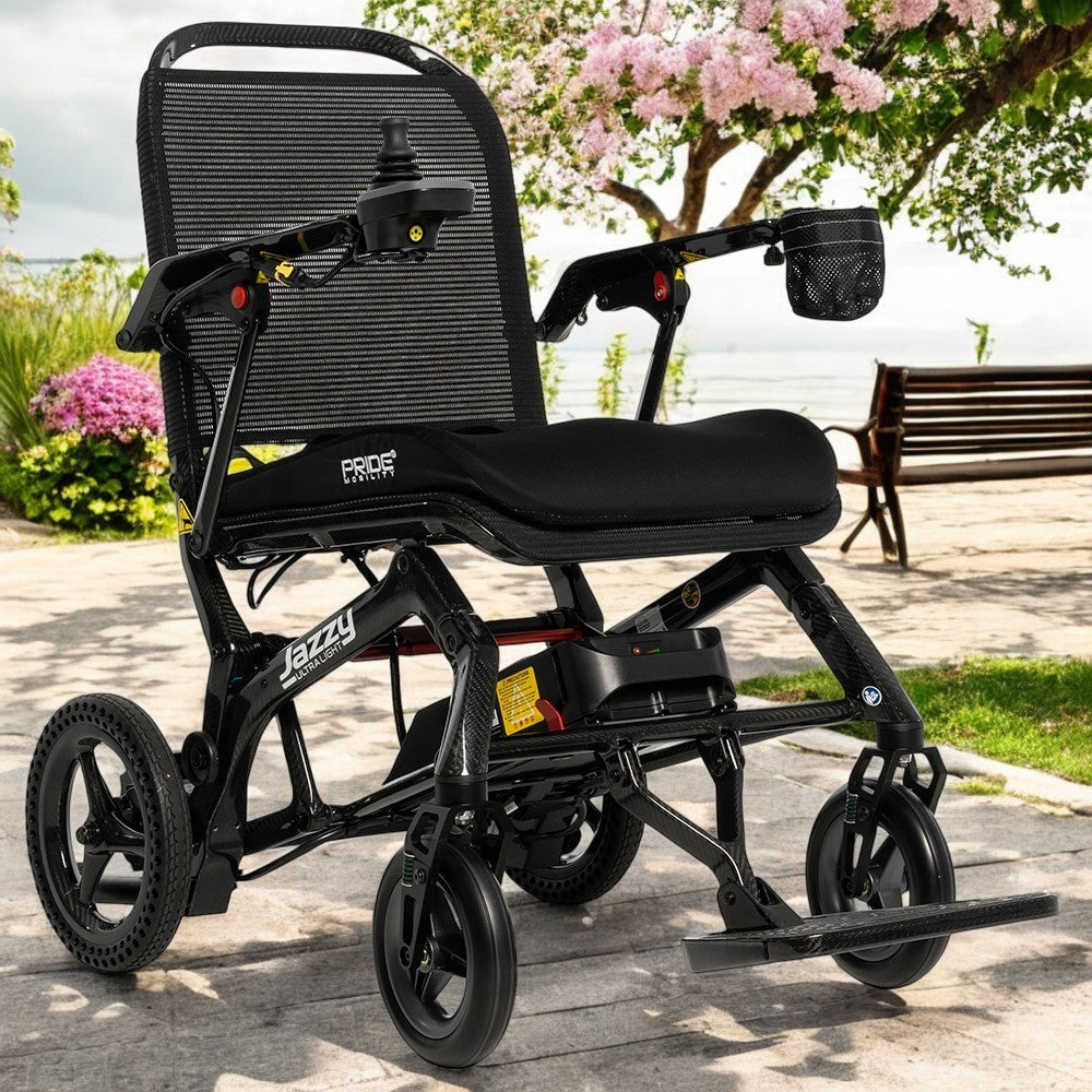 Pride Mobility Jazzy Ultra Light — Fauteuil roulant électrique pliant
